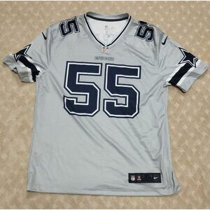Nike Dallas Cowboys Jersey Men's XL Leighton Vander Esch #55 Grey Silver